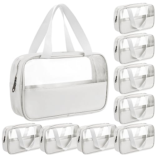 Sac de maquillage translucide lot de 9 trousses de voyage imperméables