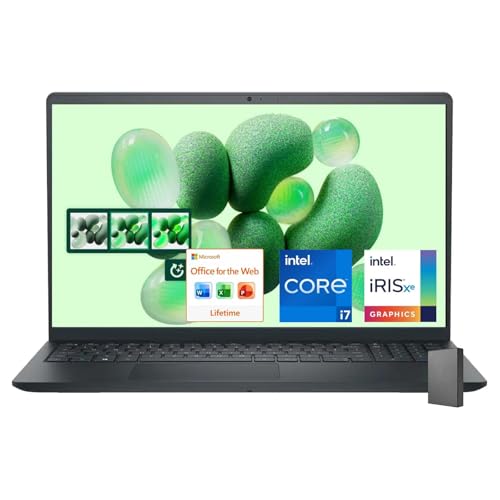 Image of Dell Inspiron 3520 15.6 inch FHD Laptop, Intel Core i7-1255U Processor, 16GB RAM, 1TB SSD, Webcam, HDMI, SD-Card Slot, Wi-Fi 6, Windows 11 Home, Black