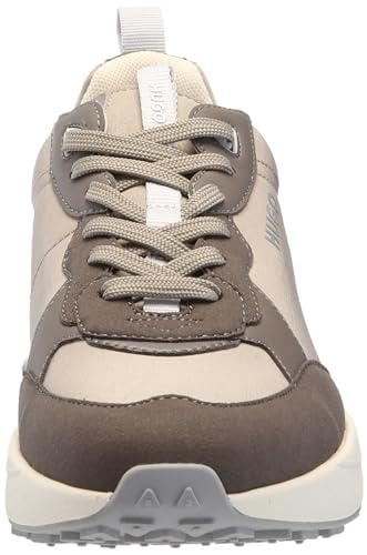 Image of HUGO Mens Running Style Mix Material Sneakers