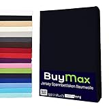 Schwarzes Bettlaken 120x 200 cm aus 100 % reine Baumwolle. Die Steghöhe beträgt 30 cm und ist für Matratzen bis zu einer Höhe von 25 cm geeignet. Faltenfreier Sitz dank Rundumgummi.