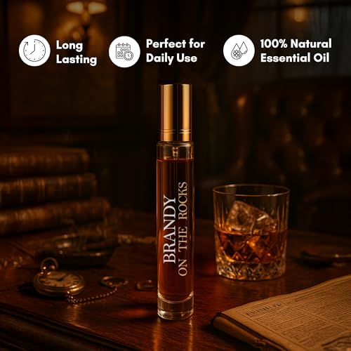 Image of Paradyse Perfumes Brandy on the Rocks | Unisex Eau de Parfum | Boozy Floral & Woody Scent | Long-Lasting Night Out Fragrance | Suitable for Every Occasion | 10 ML