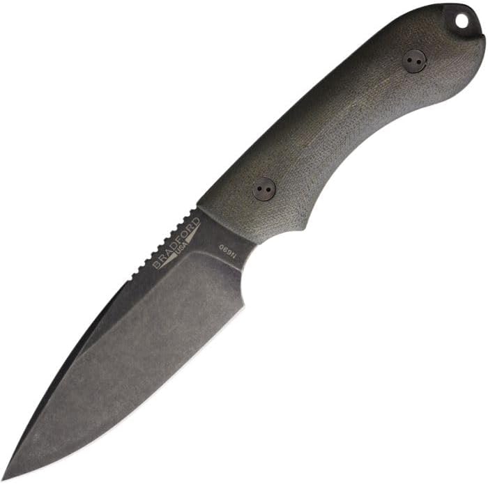 Bradford Knives Guardian 4 3D OD Micarta BRAD4FE102N
