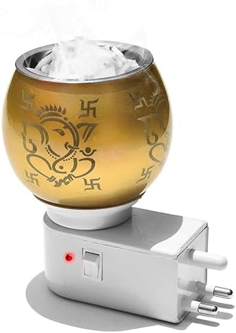 VINTAGE CAMPHOR DIFFUSER Lamp with Toggle Switch | Electric Kapur Dani
