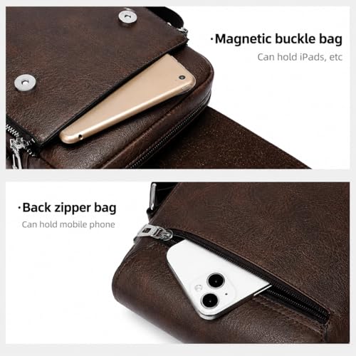 Image of CAVALO - Be Unique Sling Bag| Waterproof | Slim Crossbody Side Bag for Men & Women | Hard Shell Anti-Theft for Travel & Daily Use| Six Pocket|