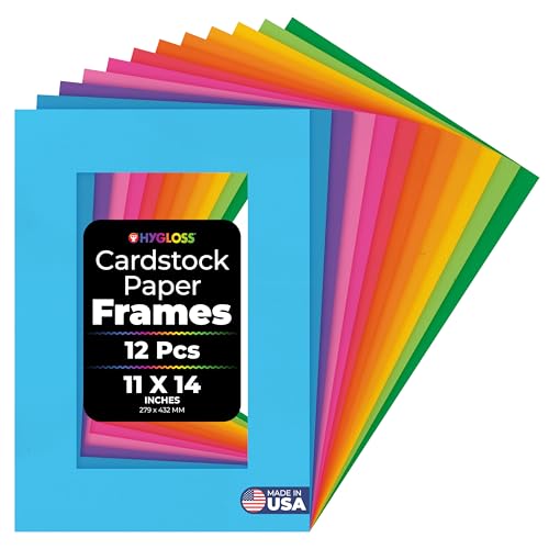 Hygloss Products Bright Specialty Frames Cardstock...