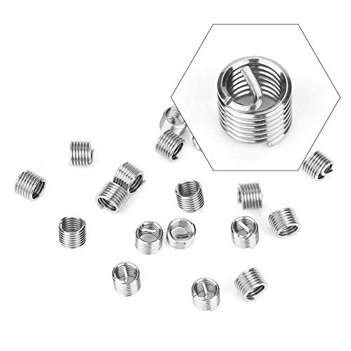 Miniatura 9 de Kit De Reparación De Inserciones De Rosca Helicoidal De Alambre De Acero Inoxidable 100pcs M5 M5 0.8 1.5d