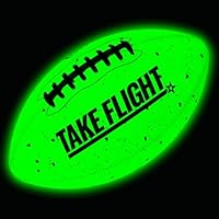 A Plus Collectibles TAKE Flight Glow in The Dark Football (Youth)