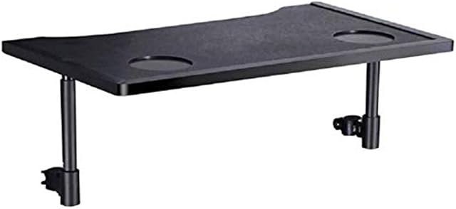 Durable Wheelchair Tray Table with 2 Cup Holders for Disable Eat Reading Rest