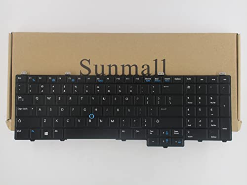 SUNMALL Keyboard Replacement with Pointer and Backlight Compatible with Dell Latitude 15 5000 E5540 Series Laptop Black US Layout SUNMALL Keyboard Replacement with Pointer and Backlight Compatible with Dell Latitude 15 5000 E5540 Series Laptop Black US Layout