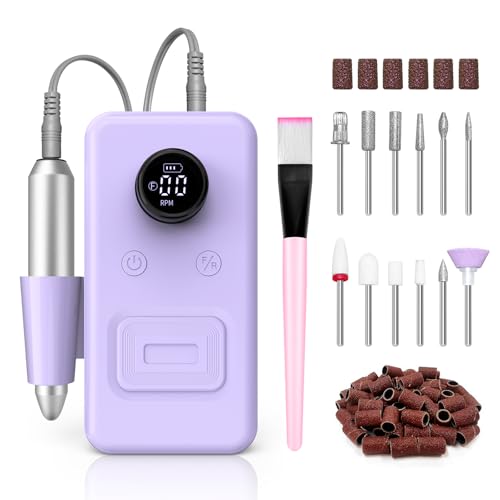 Ponceuse pour ongles gel et acrylique COPPA NDK106 kit de manucure portable 45000TR/MIN