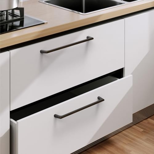 Image of 9BUILD Oil Rubbed Bronze Cabinet Pulls - 10 Pack 7.5 Inch Bronze Kitchen Handles