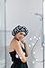 Dilly's Collections Extra Large Shower Cap - Seals Out Moisture In The Shower - Saves The Blow Out -Reusable - Durable - XL Shower Cap for Women