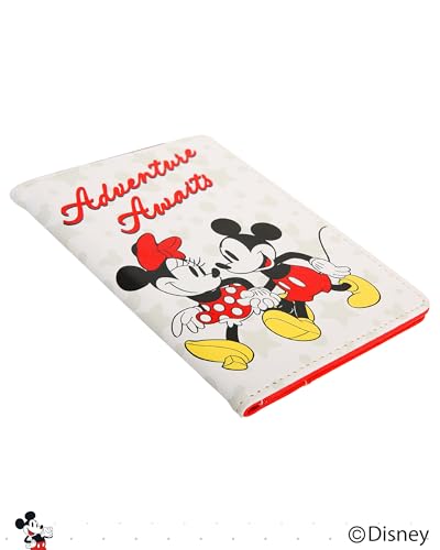 Disney Etui na paszport Myszka Miki i Minnie, akcesoria podróżne - oficjalnie licencjonowane, wielokolorowe, klasyczne, wielobarwny, Jeden rozmiar, Klasyczny