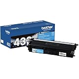 Brother Genuine High Yield Toner Cartridge, TN433C, Replacement Cyan Toner, Page Yield Up To 4,000 P