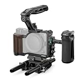 Tilta ZR Cage, gabbia per fotocamera compatibile con Nikon ZR Pro Kit con impugnatura superiore Xeno, impugnatura laterale Xeno e piastra base LWS da 15 mm - Nero TA-T98-B-B