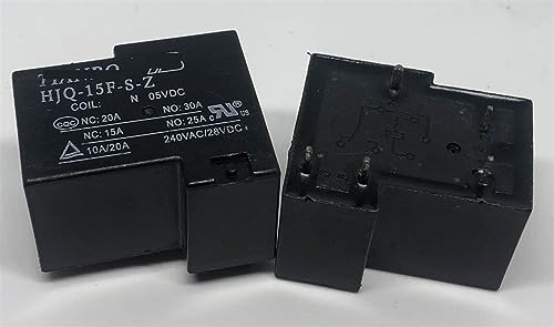 Relé interruptor HJQ-15F-SZ 24VDC T90-1C-6P-30A con 6 pines para placas electrónicas