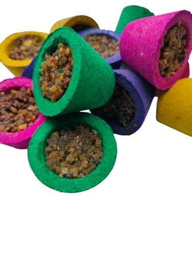 Image of Colorful Dhoop Cup Set | 4 Colours & 4 Fragrances | 24 Pieces | Sambrani Dhoop Cups for Pooja | Dhoop Cup Incense for Home, Temple & Festive Rituals