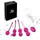 FIDECH Liebeskugeln Beckenbodentrainer für Frauen, Silikon Kegel Balls mit Fernbedienung, Beckenboden Trainer Damen mit 12 Vibrationsmodi, Vibro Ei, Beckenbodentrainer für Blasenkontrolle, Rot