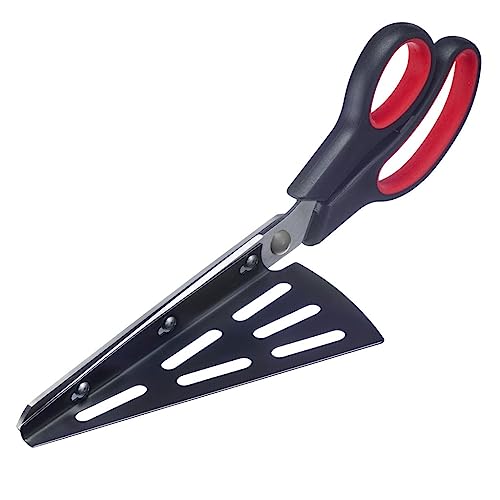 Westmark Pizzaschere Antonio – Pizza Schneider und Pizza Heber, cooles Küchengadget ideal für Pizza oder Flammkuchen – BPA frei, Edelstahl, PP, TPR, Schwarz