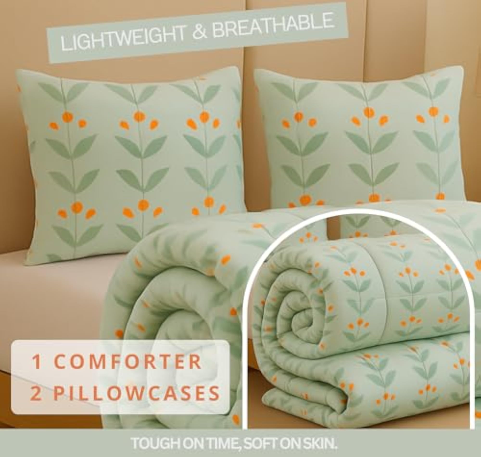 Premium Microfiber Printed Double Bed Comforter