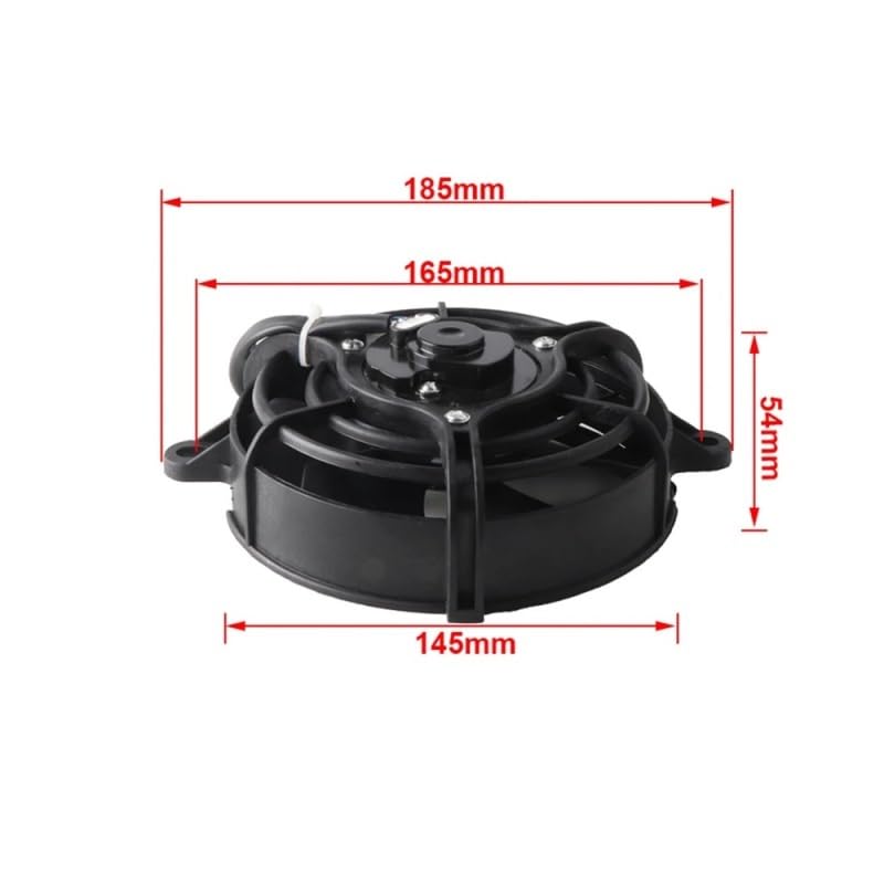 Ventilateur de refroidissement 12V pour radiateur moto 200cc 250cc