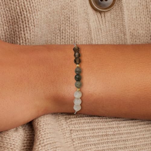 Empath Anxiety Calming Protection Bracelets Gifts for Her, Natural Healing Natural Stone Beaded Bracelet Healing Bracelets Jewelry for Women2