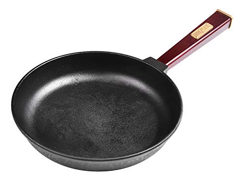 Poêle à frire en fonte (22 x 4 cm, bordeaux) Cover