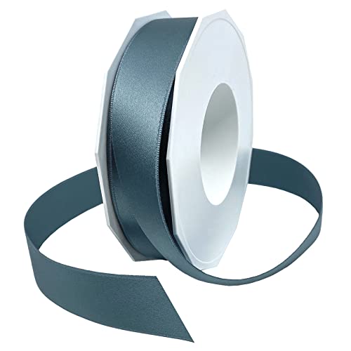 Ruban bleu sarcelle polyester Morex Ribbon pour nœuds impeccables - 2