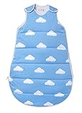 daunenschlafsack tcm Leichte Wattierung, Obermaterial aus hautsympathischer reiner Baumwolle in weicher Single-Jersey-Qualität