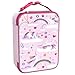 Price comparison product image Ion8 Unicorn Rainbows Design Lunch Bag, Easy Access 3-Sided Zip, Write-On Name Patch, Freshness & Insulation for 6 Hours, Mesh Pocket for Bottles, Machine Washable, Polyester Material, Pink