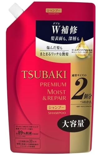 Premium Moist Repair Shampoo for Tsubsaki Refill Pack 600 ml