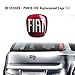 AMS 32016 Adesivo Fiat 3D Ricambio Logo per Punto Evo