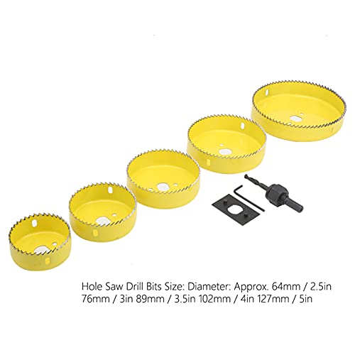 Set de 8 brocas sierra para madera de acero al carbono miniatura 5