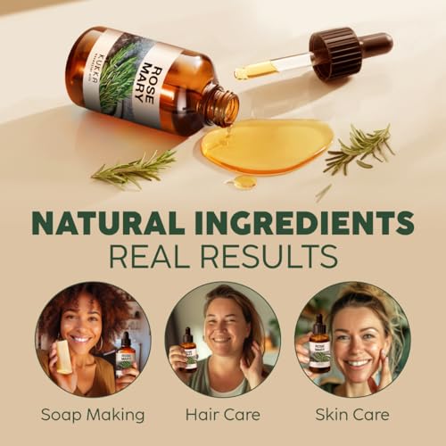 Kukka Essential Oils KEO-ROS-118M Kukka Rosemary Oil For Hair - 100% Natural Rosemary Hair Oil - Rosemary Essential Oils thumb #4