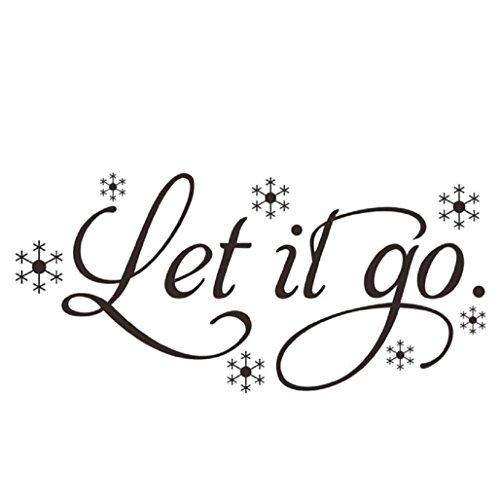 Kinghard New Let It Go Kid's Room Snow Vinyl Frozen Wall Sticker