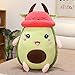 Jouet en peluche géant, coussin de bébé mignon coussin vert avocat de poupée poupée gros coussins câlins câlin couotoir jouet huggable peluche cadeau chambre salon salon 352