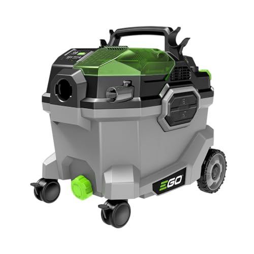 Image of EGO Power+ WDV0904 9 Gallon Wet/Dry Vacuum with 5.0Ah Battery and 320W Charger