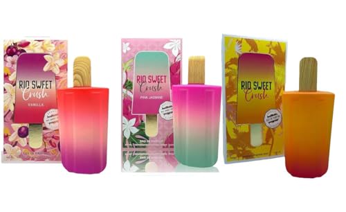 Rio Sweet Crush Pink Jasmine Perfume for Women Elegant Jasmine & Rose Scent 3.4 fl oz Pack of 3