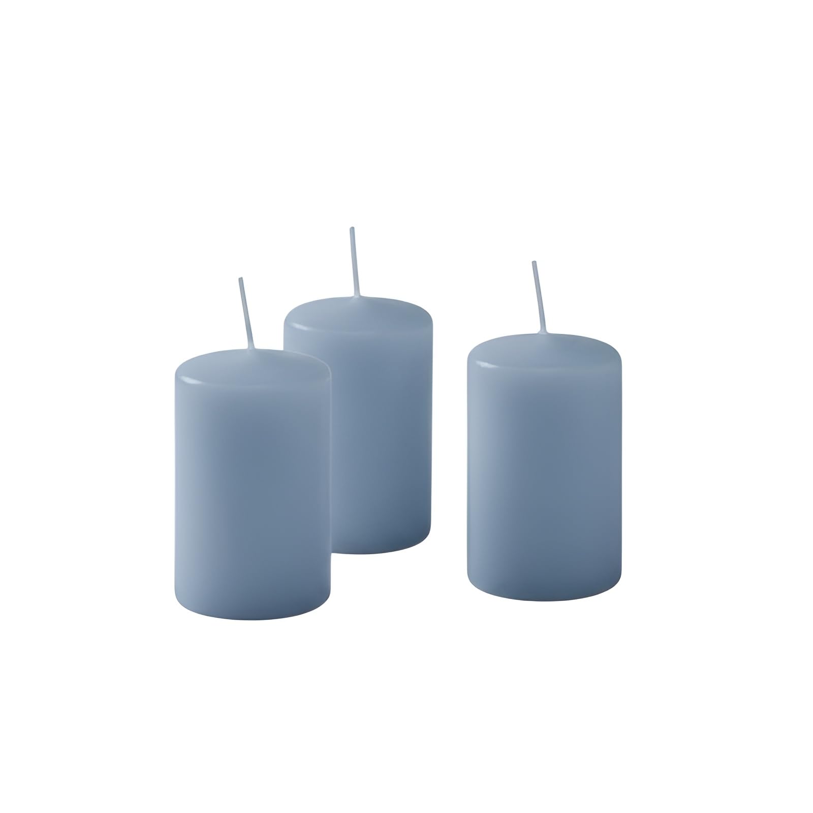 Cereria di Giorgio Risthò Candles Diameter 4 cm Height 7 – Dusty Blue – Pack of 12