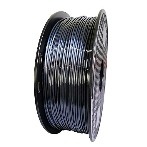 Image of CC3D Silk Black PLA Filament 1.75mm 1KG 3D Printing Filament Silky Black Gloss Shiny Metallic PLA Black 3D Printer Material FDM 3D Printer