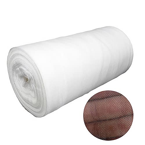 Shujin Red de protección contra insectos, verduras, flores, malla fina, para protección de plantas contra insectos y pájaros, para frutas vegetales, protección de flores (80 mallas, 2 m x 10 m)
