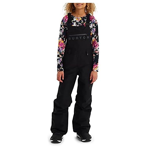 Burton Kids Gore-Tex Stark Bib, True Black, Medium