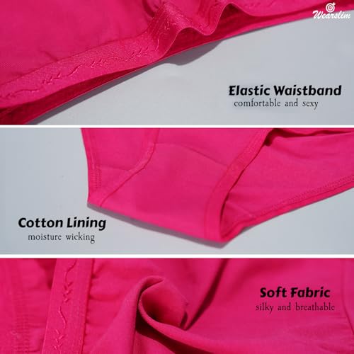 Image of Wearslim Premium Women Soft and Comfortable Women's Cotton Bikini No Show Panty | Ladies Invisible Breathable Briefs Soft Stretch Hipster Underwear