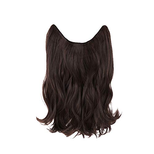 Creamily 14" Wavy Curly Synthetic Hair Extension Secret Miracle Heat Resistance Hair Wire Hairpieces No Clip for Women (2/30)