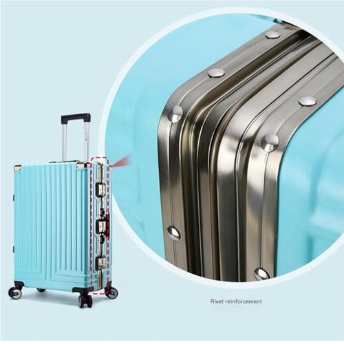 Suitcase Hard Shell Carry on Luggage Suitcases with Wheels Lightweight PC Travel Luggage Thickened Anti-Fall Suitcase Suitcases Large (Color : A, Size : 28in)4