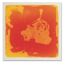 S&S Worldwide Liquid Sensory Tile Mat, Orange, 12"
