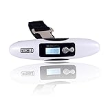 110 lb Capacity Portable Digital Luggage Scale with LCD Backlight