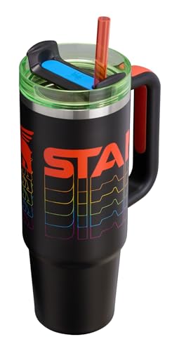 Image of STANLEY Quencher H2.0 Tumbler with Straw 30 oz | Flowstate 3-Position Lid | Cup Holder Compatible for Travel | Insulated Stainless Steel Cup | BPA-Free | Black Reverb