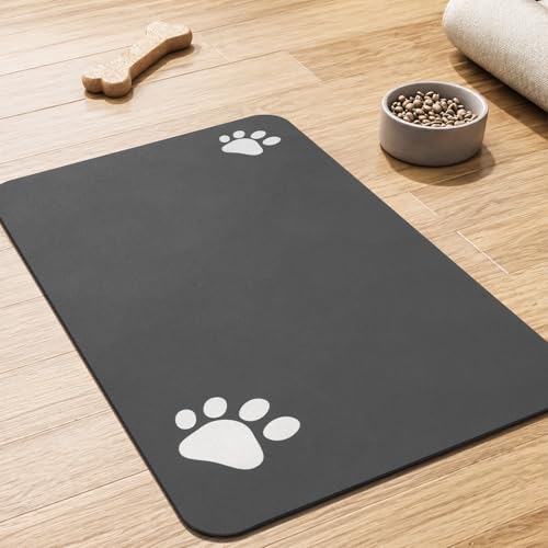 PADOOR Pet Feeding Mat-Absorbent Dog Mat for Food...