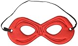 Forum Novelties Child Hero Reversible Eye Mask - Red/Black